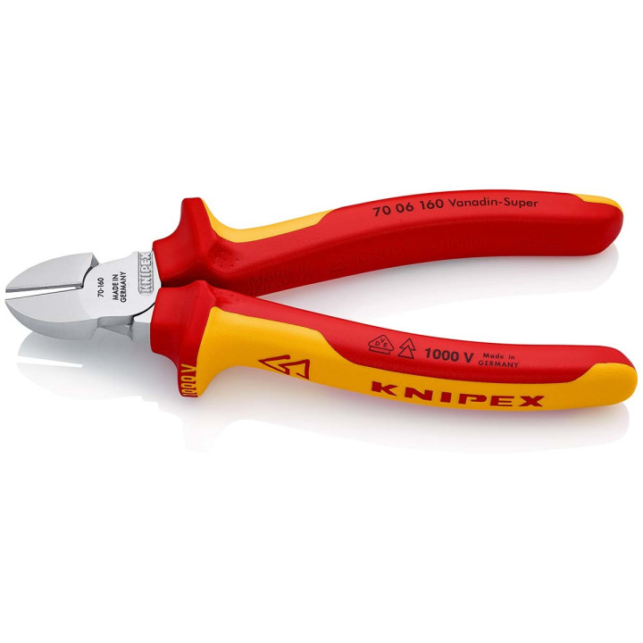 Pince coupante de côté VDE 160 mm  - 1