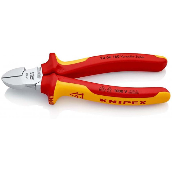 Pince coupante de côté VDE 160 mm  - 3
