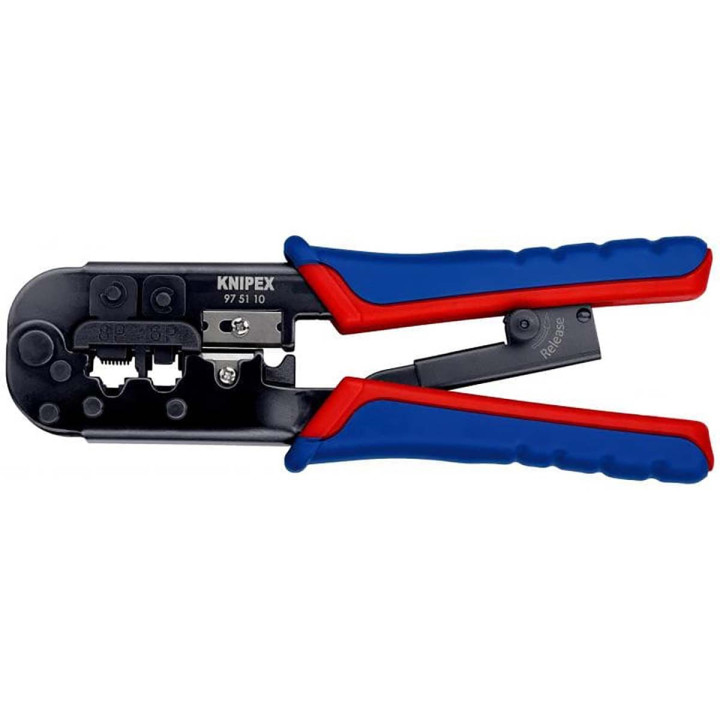 Pince à levier à sertir pour fiche Western Connecteur Western RJ11/12 (6-pin) 9.65 mm, RJ45 (8-pin)11.68 mm  - 2