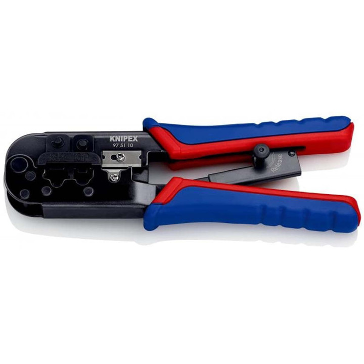 Pince à levier à sertir pour fiche Western Connecteur Western RJ11/12 (6-pin) 9.65 mm, RJ45 (8-pin)11.68 mm  - 3