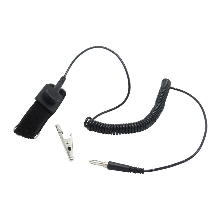 Antistatic Wrist Strap Black  - 1