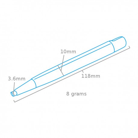 Glass Fibre Pencil 4mm - 2 Glass Fibre Pencil 4mm - 2