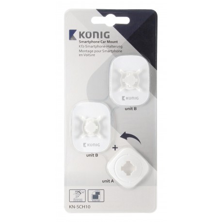 Support smartphone pour voiture 360 ° Fixe - 3