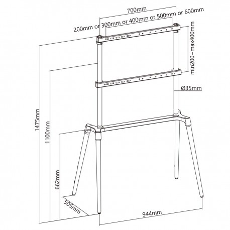 Support TV sur Pied - 15 Support TV sur Pied - 15