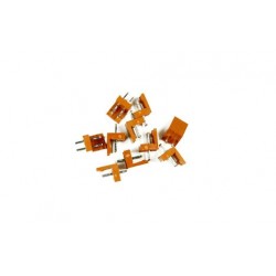 10 connecteurs mâles 2 contacts pour CI - 1