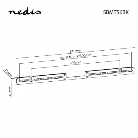 Support pour Barre de Son - 13 Support pour Barre de Son - 13