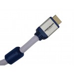 HHE Câble HDMI avec Ethernet haute vitesse AM - AM Connecteur HDMI - Connecteur HDMI 1.80 m Argent - 1 HHE Câble HDMI avec Ethernet haute vitesse AM - AM Connecteur HDMI - Connecteur HDMI 1.80 m Argent - 1