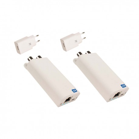 INCA 1G white + USB SET Adaptateur multimedia à travers le coaxial - 4 INCA 1G white + USB SET Adaptateur multimedia à travers le coaxial - 4