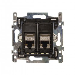 IDC 1000M2 BE Prise murale data 2x RJ45 CAT6A - 1