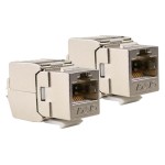 KS 6A/2 Connecteur Keystone Data CAT6A - 2 KS 6A/2 Connecteur Keystone Data CAT6A - 2