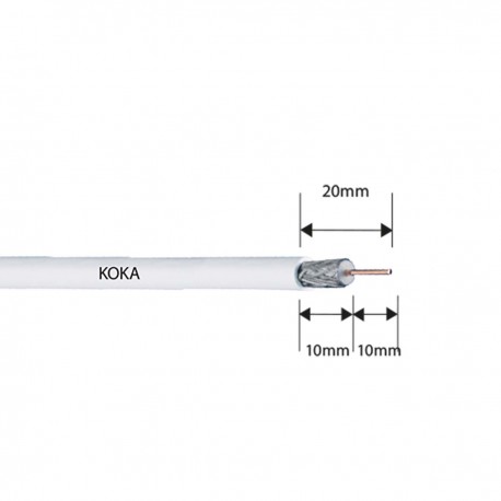 QFA 5 Connecteur F CATV Push On coudé - 3 QFA 5 Connecteur F CATV Push On coudé - 3
