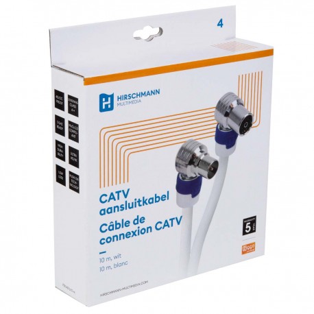 FEKAB5 Câble de connexion CATV 10 m avec connecteurs IEC - 3 FEKAB5 Câble de connexion CATV 10 m avec connecteurs IEC - 3