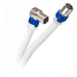 F-KAB5 150 cm CATV câble avec IEC femelle and F mâle connector - 1