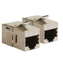 RJ45 coupler CAT6 2 pièces - 1