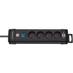 Prise Premium-Line 4 prises noir 1,80 m H05VV-F 3G1,5 - 1 Prise Premium-Line 4 prises noir 1,80 m H05VV-F 3G1,5 - 1