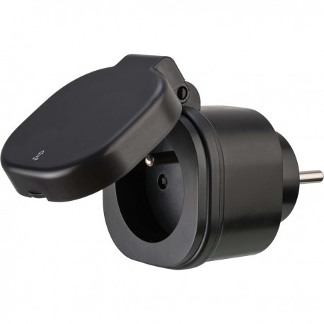 Prise WiFi brennenstuhl®Connect WA 3000 XS02 noir IP44 - 1