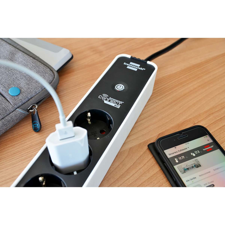 brennenstuhl®Connect Ecolor Smart Plug prise 3 voies  - 5