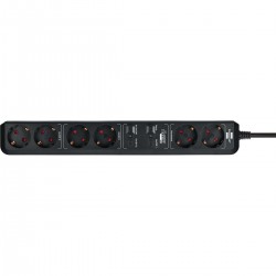 Prise intelligente brennenstuhl®Connect Eco-Line avec fonction de minuterie à 6 voies - 1
