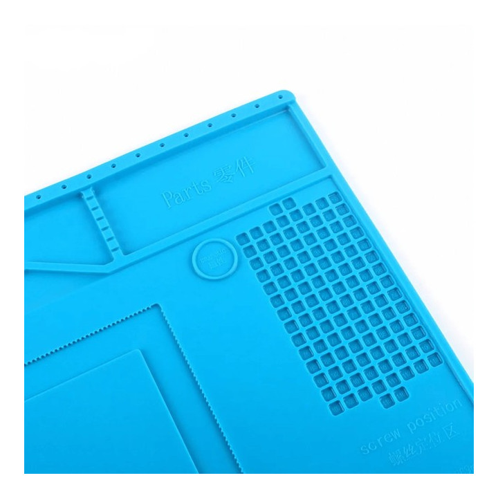 Tapis de soudage en silicone avec compartiments PCW10B