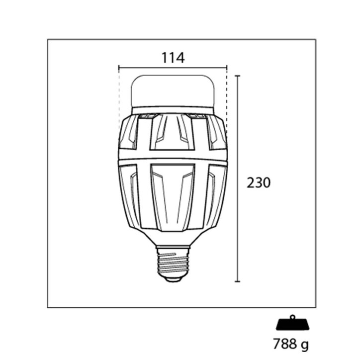 LED Lamp E40 MAXIMA 150 W 16490 lm 6500 K  - 3