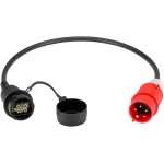Cordon type triphasé pour chargeur universel LAPP pour VE