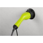 Exemple d'utilisation du support mural droit pour câble de charge Type 2