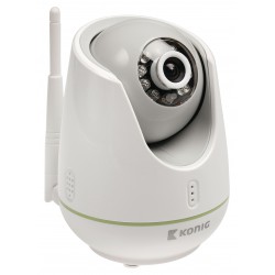 Moniteur de surveillance IP pour bébé Audio / Video 2.4 GHz Blanc/Gris - 1