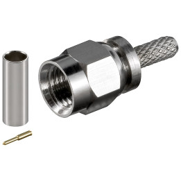 Connecteur SMA mâle à sertir pour câble RG174/U