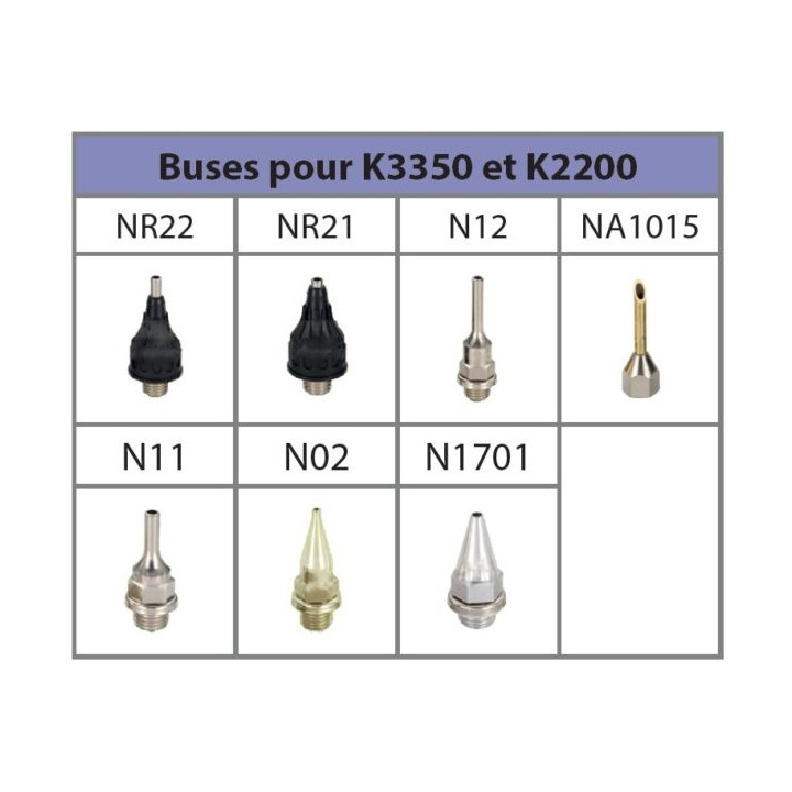 Buses de rechange pour pistolet à colle K2200