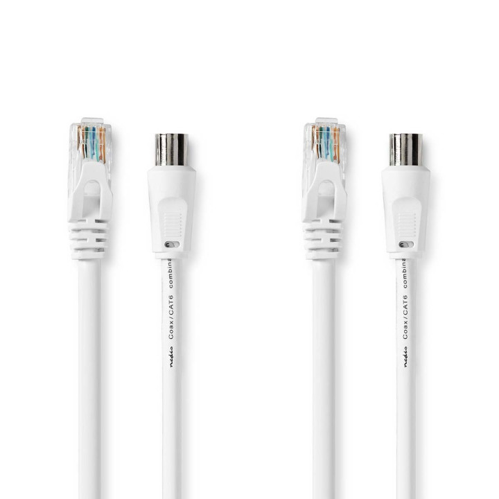 Câble combiné Coax et Cat6  - 1