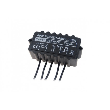 Amplificateur Universel Kemo M033N 18W | Module Ampli Compact Pour Haut-parleur, 8-20V DC