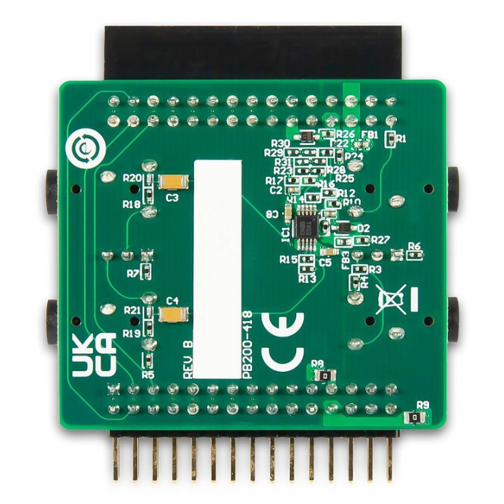 Face arrière de la platine Analog Discovery Audio Adapter+