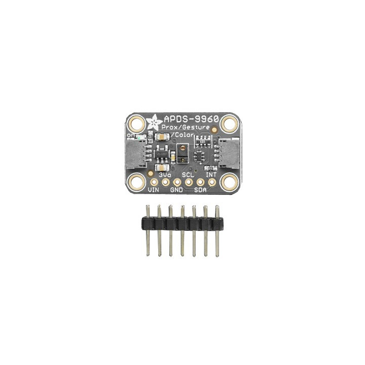 Capteur de proximité, geste et couleur APDS9960 avec son connecteur