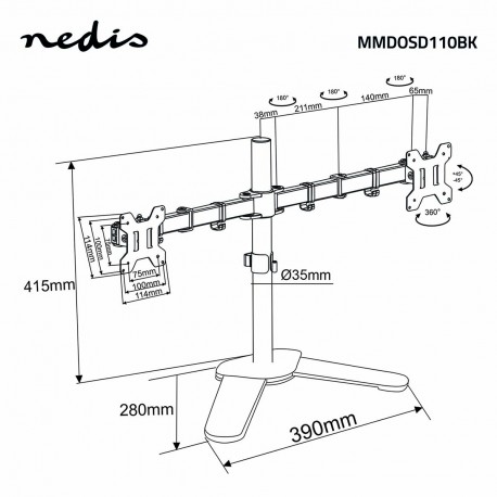 Support de Moniteur de bureau - 10 Support de Moniteur de bureau - 10
