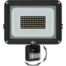 Projecteur LED JARO 7060 P (Projecteur LED pour montage mural pour extérieur IP65, 50W, 5800lm, 6500K, avec détecteur de mouve  