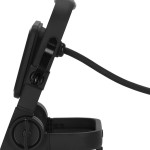Lampe de construction LED mobile JARO 3060 M / éclairage de secours LED pour extérieur 20W (lampe de travail avec câble de 2m -