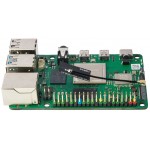 Vue de face de la platine Radxa Rock 4 Modèle C+ 4 GB Vue de face de la platine Radxa Rock 4 Modèle C+ 4 GB