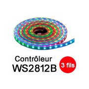 Rubans adressables contrôleur WS2812B
