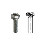 Vis à tête cylindrique bombée