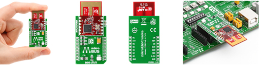 Différentes vue du module MIKROE-987