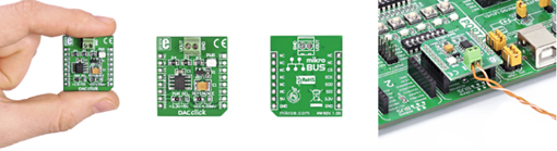 Détail du module DAC Click