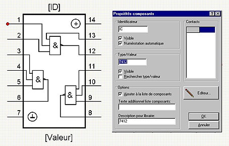 Edition d'un composant sur sPlan