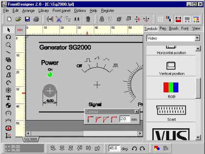 Logiciel FrontDesigner