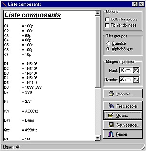 Logiciel Loch-Master