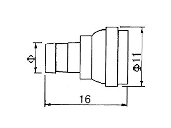 Connecteur F mâle à sertir sur câble RG59/U 75 ohms (Ø 6,2 mm)