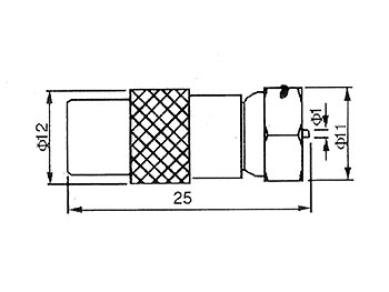 Adaptateur F mâle - TV mâle