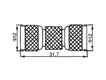 Adaptateur mini PL mâle - mini PL mâle