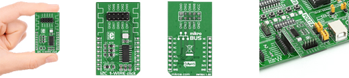 Détail du module I2C - 1Wire Click Board