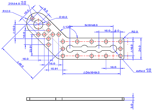 Dimensions de la pièce