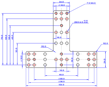 Dimensions du support